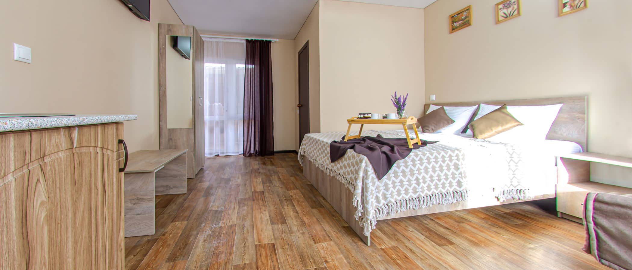 Студио 4-х местная с двумя кроватями