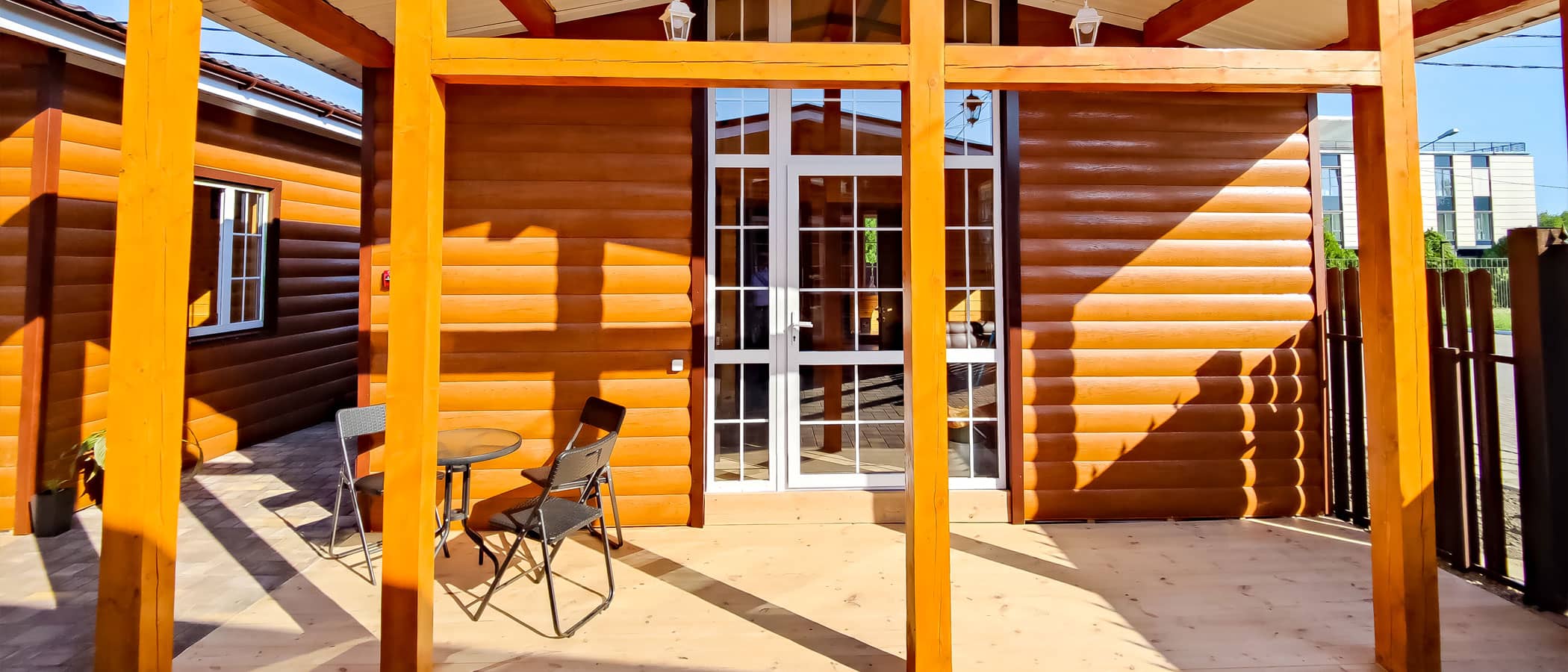 Отдельно стоящий дом до 6-и человек с четырьмя кроватями