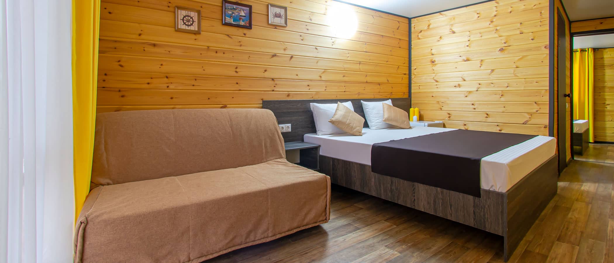 Стандарт 6-и местный с тремя кроватями