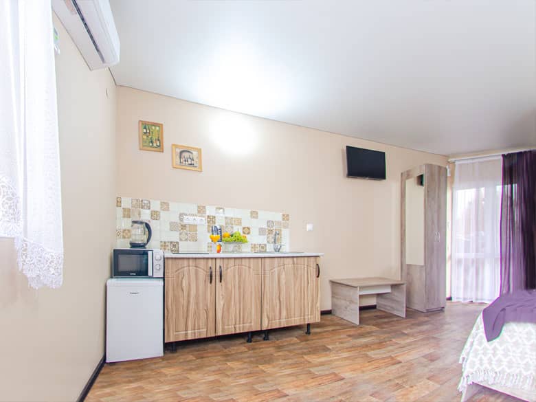 Студио-Люкс 4-х местная с двумя кроватями