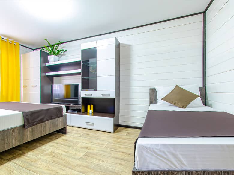 Дом 8-и местный с пятью кроватями